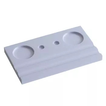 Подставка для чернильницы-непроливайки двойная, цвет сиреневый