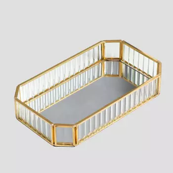 Подставка интерьерная KK/home стекло с зеркалом 4х13,5х23 см