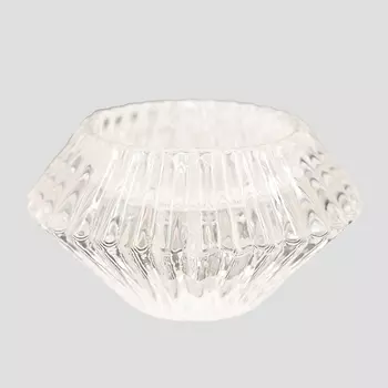 Подсвечник KK/home двухсторонний прозрачный d- 2 и 4 см 7,5х7,5х4,5 см