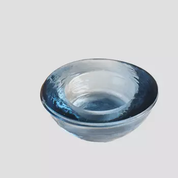 Подсвечник KK/home, океанический синий, стекло, 2,6х7,5 см, 50 мл