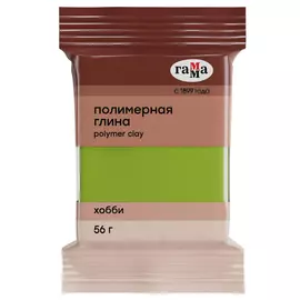 Полимерная глина Гамма "Хобби" 56 г, светло-зеленый