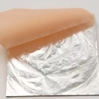 Поталь 14х14 см Ferrario 25 л, серебро имитация