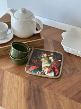 Прихватка вафля "Виноград в корзине"