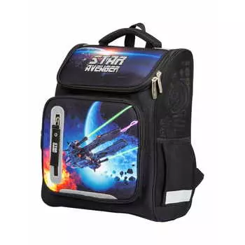 Ранец Berlingo облегченный Classic "Cosmo world" 37*29*18 см, 1 отд, 4 кармана, анатомическая спинка