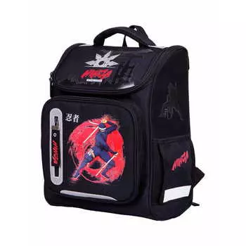Ранец Berlingo облегченный Classic "Ninja" 37*29*18 см, 1 отделение, 4 кармана, анатомическая спинка