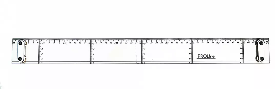 Рейсшина с рисками PROLine 50 см