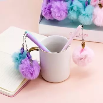 Ручка "Fluffy tail", mix