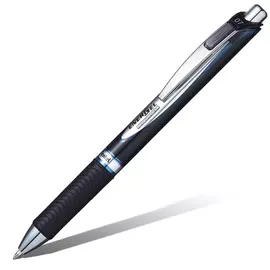 Ручка гелевая автомат. с перманентными чернилами Pentel "EnerGel Permanent" 0,7 мм, черный стержень