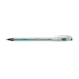 Ручка гелевая Crown HJR-500GSM 0,7 мм металлик Зеленая