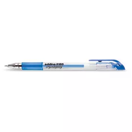 Ручка гелевая Edding 0,7 мм синий металлик