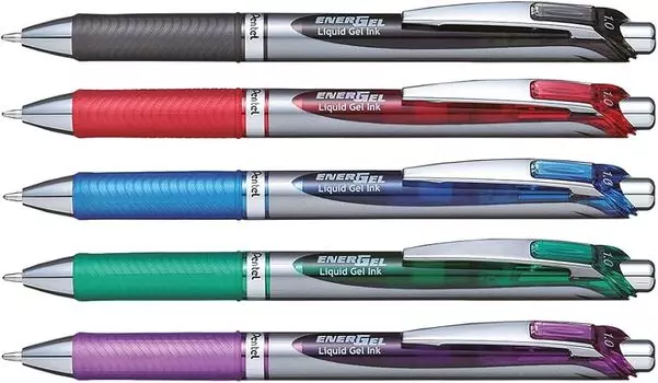 Ручка гелевая Pentel "Energel" 0,7 мм, цвет чернил: фиолетовый