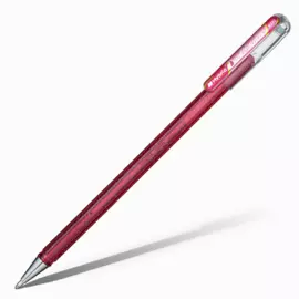 Ручка гелевая Pentel "Hybrid Dual Metallic" 1,0 мм, розовый + розовый металлик