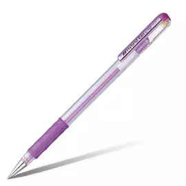 Ручка гелевая Pentel "Hybrid gel Grip" 0,8 мм, стержень фиолетовый