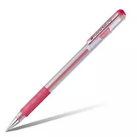 Ручка гелевая Pentel "Hybrid gel Grip" 0,8 мм, стержень красный
