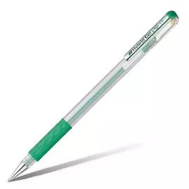 Ручка гелевая Pentel "Hybrid gel Grip" 0,8 мм, стержень зеленый