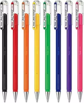 Ручка гелевая с супер укрывистыми чернилами Pentel "Mattehop" d 1 мм, цвет чернил: желтый
