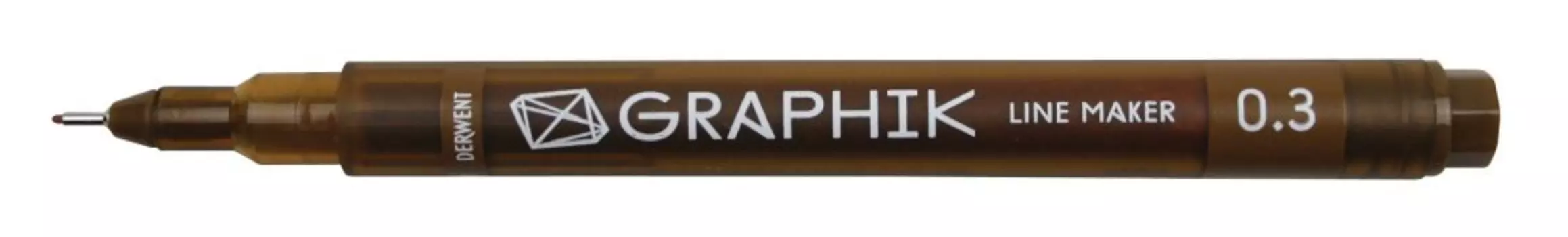 Ручка капиллярная Derwent "LINE MAKER" 0,3 мм, сепия