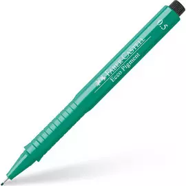 Ручка капиллярная Faber-Castell "Ecco Pigment" 0,5 мм, зеленый