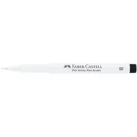 Ручка капиллярная Faber-Castell "Pitt artist pen" B, белая