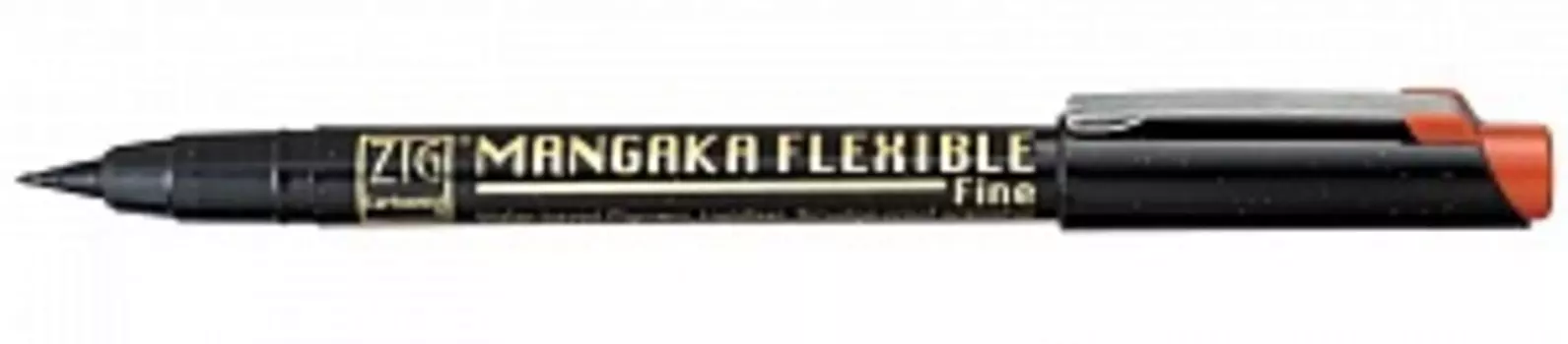 Ручка-кисть ZIG "Mangaka Flexible Fine" перо 2 мм, сепия