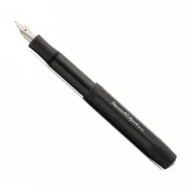 Ручка перьевая Kaweco AC Sport M 0,9 мм, чернила синие, корпус черный