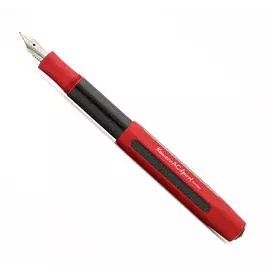 Ручка перьевая Kaweco AC Sport M 0,9 мм, чернила синие, корпус красный