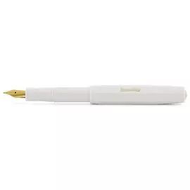 Ручка перьевая Kaweco CLASSIC Sport F 0,7 мм, чернила синие, корпус белый