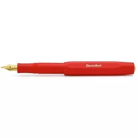 Ручка перьевая Kaweco CLASSIC Sport М 0,9 мм, чернила синие, корпус красный