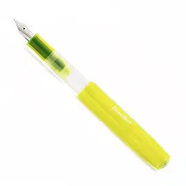 Ручка перьевая Kaweco SKYLINE Sport B 1,1 мм, чернила синие, корпус желтый прозрачный