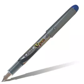 Ручка перьевая одноразовая Pilot "Vpen" M, синие чернила