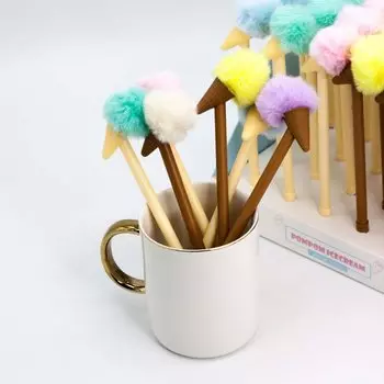 Ручка "Pompom Icecream", mix
