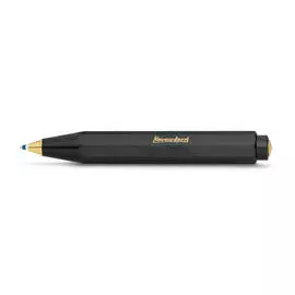 Ручка шариковая KAWECO CLASSIC Sport Guilloche 1,0 мм, корпус черный