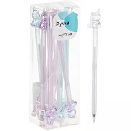 Ручка шариковая MESHU "Unicorn" синяя, 0,7 мм, перламутр, софт-тач, ассорти