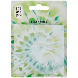 Самоклеящийся блок MESHU "Candy color", 75*75 мм, 50 л, европодвес, Lime