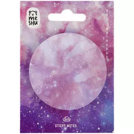 Самоклеящийся блок MESHU "Galaxy", 60 мм, 50 л, европодвес, Pink