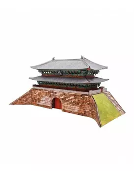 Сборная модель из картона Триумфальные арки и ворота мира "Ворота Намдэмун. Сеул"