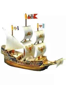 Сборная модель из картона "Золотой дракон"