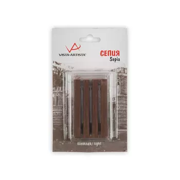 Сепия светлая VISTA-ARTISTA 4 шт, в блистере