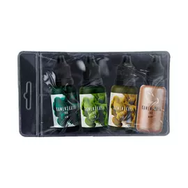 Сет алкогольных чернил Kamenskaya Ink №5, чернила 4 цв по 15 мл