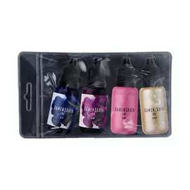 Сет алкогольных чернил Kamenskaya Ink №8, чернила 4 цв по 15 мл