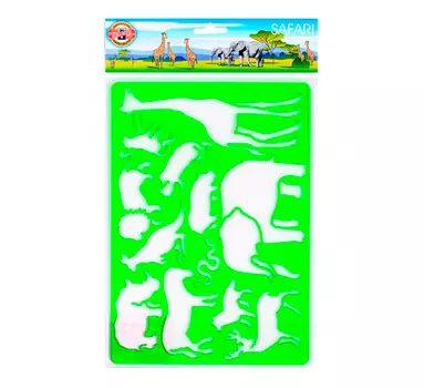 Шаблон Koh-I-Noor "Сафари" 202х325 мм