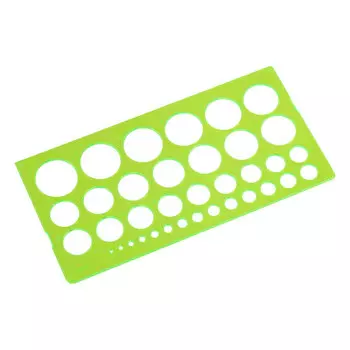 Шаблон окружностей разного диаметра