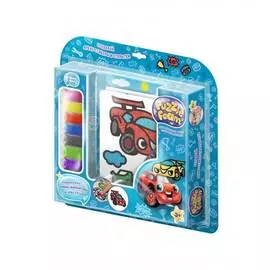 Шариковый пластилин модели "Puzzle Foam" набор "Гонки"