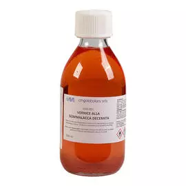 Шеллак Masserini жидкий очищенный 250 мл, стеклянная бутылка