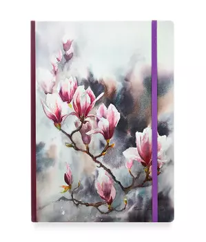 Скетчбук акварельный "Магнолия" 17х24 см 32 л 250 г хлопок 100%