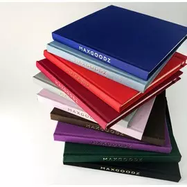 Скетчбук для акварели и графики Maxgoodz "Heavy Aqua" 20х20 см, 40 л, 250 г Алый