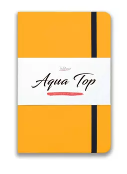 Скетчбук для акварели TsuSketch "Aqua Top" А5 22 л 300 г 100% хлопок, кукурузный