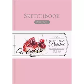 Скетчбук для графики и маркеров Малевичъ "Bristol Touch" А5 50 л 180 г, розовый