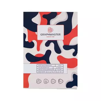 Скетчбук для маркеров Graphmaster А4 50 л