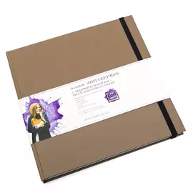 Скетчбук для маркеров и смешанных техник Etot_sketchbook 20х20 см 64 л 160 г, обложка мокко